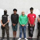 Los detenidos intentaron escapar en un vehículo. Dos ellos son de nacionalidad venezolana.