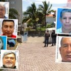 Tras el múltiple crimen, policías de Criminalística y Dinased llegaron al lugar para recabar indicios.