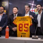 Diego López fue presentado como el nuevo entrenador de Barcelona.