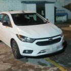 Este es el vehículo robado por tres sospechosos en Solanda, sur de Quito.