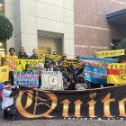 Los hinchas de Barcelona en Argentina.