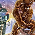 Raúl Cabrera encontró huellas del tamaño del torso de un humano y una cueva con restos de animales.