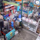 El momento del ataque en un local de Quinindé.