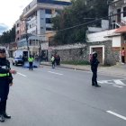 En media calle quedó el cuerpo del motociclista.