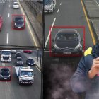 El día en que desapareció José Rodríguez fue captado en su auto, iba con otra persona.