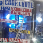 El chofer de bus fue atacado mientras hacía su recorrido.