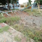 En este parque estaba el paquete.