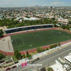 El estadio 20 de Noviembre de Juárez donde jugarán los migrantes.