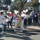 Marcha en Loja por policía desaparecido.