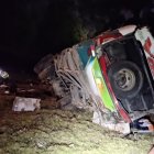 Un accidente de tránsito en la vía a Papallacta se saldó con varios muertos y heridos.