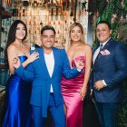 Nathalie Carvajal, Christian Castillo, La Suka y Carlos José Matamoros, cuando el programa cumplió un año y todo era felicidad