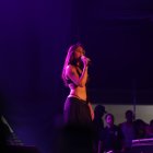 La cantante dominicana se presentó la noche de este jueves 3 de agosto de 2023, en el Voltaire Paladines Polo