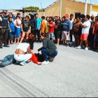 A Jefferson Adonis Morán Caicedo, de 27 años, le dispararon cuando caminaba por la avenida 31.