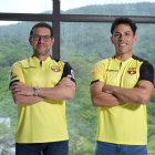 Matías Oyola (d) participará en las elecciones presidenciales de Barcelona junto a Rafael Verduga.