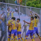 Festejo de Astillero en los últimos minutos, logró el 1-1 ante Patria y a jugar semifinales.