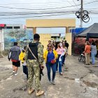 En Puerto Bolívar, parroquia de Machala, provincia de El Oro, se notó mayor movilización de Fuerzas Armadas y Policía.