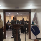 La Comandancia de Policía ha informado en rueda de prensa de sus tareas este 20 de agosto de 2023.