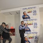 Christian Zurita, tras conocer los resultados de las elecciones.