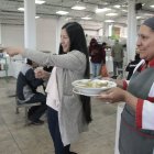 Piedad Tupiza dice que a diario cocina hasta siete cabezas de borrego.