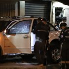 Así quedó la camioneta de la víctima.