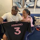 Los Arroyo    Espinoza, un amor que comenzó cuando Dixon estaba en Emelec. Ahora la camiseta del Inter Miami los une más.
