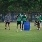 Durante los ejercicios, los  jugadores azules se la pasaron de lo más divertidos, lo que no pasa cada que terminan un partido de LigaPro.