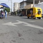 La mañana de este domingo, solo quedaba el rastro de sangre de las víctimas