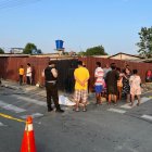 En uno de los caso, el cuerpo de una de las víctimas quedó sobre la calzada.