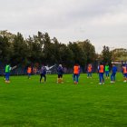 Entrenamiento de Ecuador para medir a Argentina.