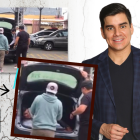 Momentos en los que Isaac escapa en la cajuela de su carro.