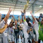 Soccer venció 3-1 a Enrique Santos y celebro ‘en bomba’ en la cancha del Roberto Gilbert.