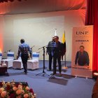 Christian Zurita durante evento póstumo por el asesinato de Fernando de Villavicencio