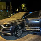 El carro de la víctima fue incinerado y dentro de este encontraron su celular.