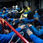 Ecuador y una oración antes de salir a la cancha.