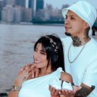 Mayita Arízaga y Bismar Reyes compartieron con sus familiares y amigos que esperan un niño.