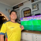 Eliseo Yagual se pegó una "mala noche" para ver a su Ecuador.