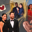 Enner Valencia y Sharon Escobar; Felipe Caicedo y María García.