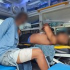 Los capturados recibieron asistencia médica luego de la detención, pues quedaron lastimados.