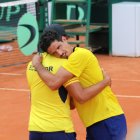 Emilio Gómez celebra tras firmar el 1-3 ante Mónaco este sábado 16 de septiembre.