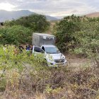 En este lugar estaba el cadáver de Inés Mero.