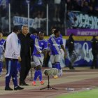 Miller Bolaños (d) le dedicó su gol al estratega de Emelec, Hernán Torres.