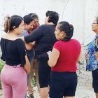 Parientes de María Cojitambo Mejillones se movilizaron tras conocer lo ocurrido.