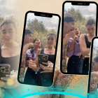 De izquierda a derecha:  Anthony Swagg, Gigi Mieles y Luciana  Guschmer.