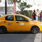 El taxi quedó en las calles Portete y Lorenzo de Garaycoa.
