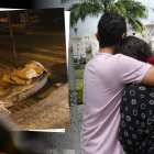 Familiares de Guillermo Chávez Segura llegaron a la morgue para reconocer su cuerpo.