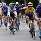 El ecuatoriano Carapaz, destacado en el equipo EF.