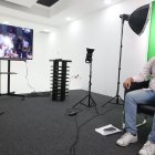 Josías Morán tuvo pulmones para relatar todo el partido de Emelec contra Mushuc Runa.