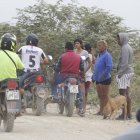 El descubrimiento fue en una zona polvorienta, en la que hay matorrales a un costado