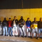 Tres de los cuatro detenidos registran antecentes penales.