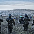 La Policía de Soacha se fortaleció gracias a la iniciativa del alcalde de invertir en su fortalecimiento.